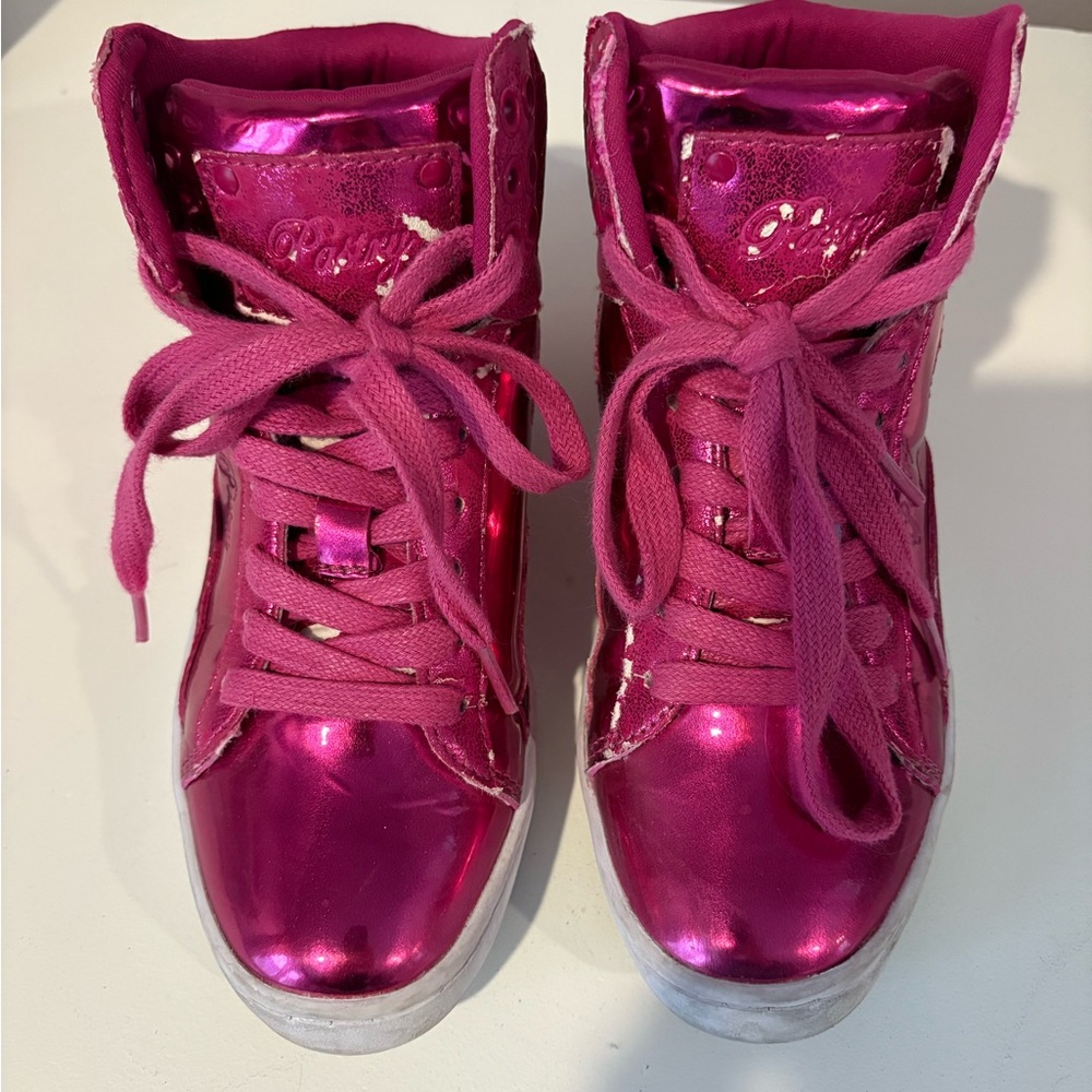 Pastry Pink High-Top Sneakers